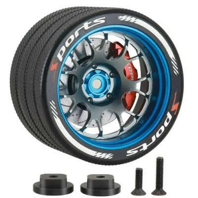 [ܼ] DTEL01037B [DETAILS TECH] [DTEL01037B] Aluminum RC Transmitter Steering Handwheel for M17/4PX/7PX/10PX/NB4/X9/KO EX