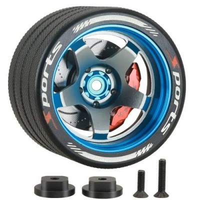 [ܼ] DTEL01038B [DETAILS TECH] [DTEL01038B] Aluminum RC Transmitter Steering Handwheel for M17/4PX/7PX/10PX/NB4/X9/KO EX