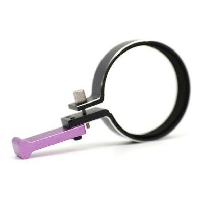 [ܼ] DTHW01003D [DETAILS TECH] Metal Transmitter Steering Wheel Trigger Adapter Kit for SCX10 TRX4 TRX6 Purple
