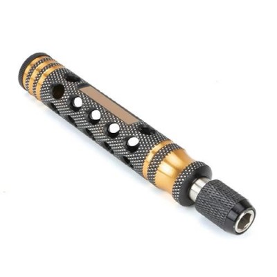 [ܼ] DTT03014 [DETAILS TECH] [DTT03014] Magnetic & Lock Screwdriver Handle for Tips(6.35mm/1/4 ڵ)