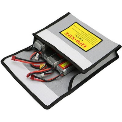 [ܼ] DTT0183 [DETAILS TECH] [DTT0183] Fireproof Lipo Battery Safety Guard Charge Bag 220x185x40mm (Ƭ ͸ /Ƽ)