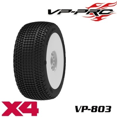 [ܼ] VP803U-M3-RW-2 [VP PRO RACING] Ѵ (1:8  Ÿ̾ ) VP-803U Striker Evo M3 RW 1/8 Buggy Rubber Tyre 4