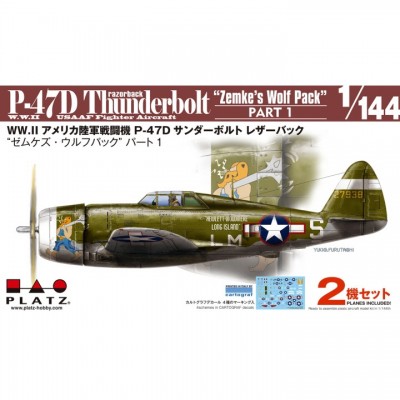 [ܼ] BPPDR-30 [PLATZ] BPPDR-30 1/144 US Army Fighter P-47D Thunderbolt- Zemkez Wolf Pack Part 1
