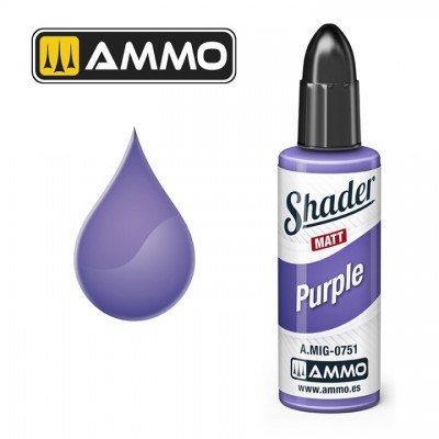 [ܼ] CG0751 [MIG AMMO] CG0751 MATT SHADER Purple - 10ml
