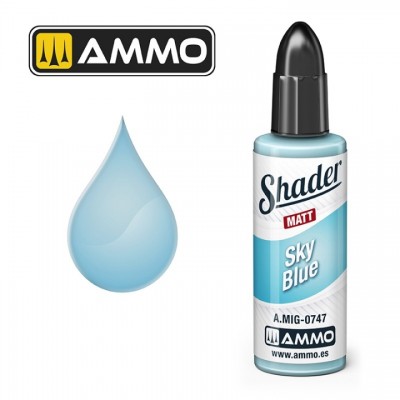 [ܼ] CG0747 [MIG AMMO] CG0747 MATT SHADER Sky Blue - 10ml