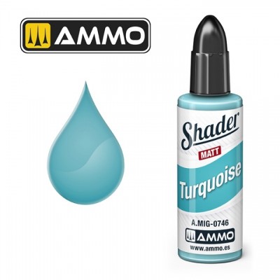 [ܼ] CG0746 [MIG AMMO] CG0746 MATT SHADER Turquoise - 10ml