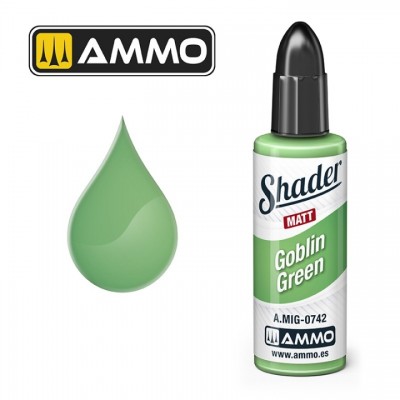 [ܼ] CG0742 [MIG AMMO] CG0742 MATT SHADER Goblin Green - 10ml