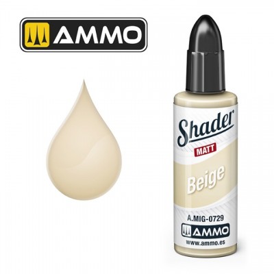[ܼ] CG0729 [MIG AMMO] CG0729 MATT SHADER Beige - 10ml