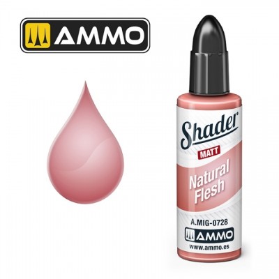[ܼ] CG0728 [MIG AMMO] CG0728 MATT SHADER Natural Flesh - 10ml