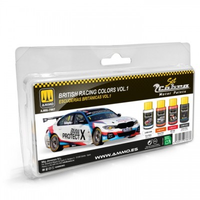[ܼ] CG7867 [MIG AMMO] CG7867 Cobra Motor British Racing Colors Vol.1 Set