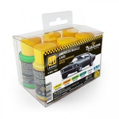 [ܼ] CG7863 [MIG AMMO] CG7863 Cobra Motor American Muscle Cars Set