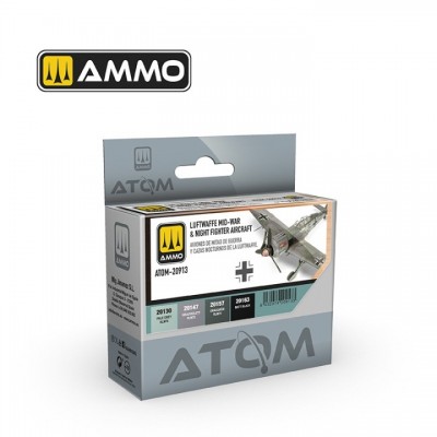 [ܼ] CG20913 [MIG AMMO] CG20913 ATOM Luftwaffe Mid-War & Night Fighter Aircraft Set