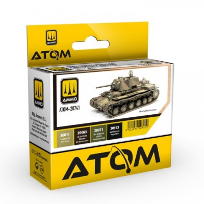 [ܼ] CG20741 [MIG AMMO] CG20741 ATOM WWII Soviet Vehicles Camouflage colors Set