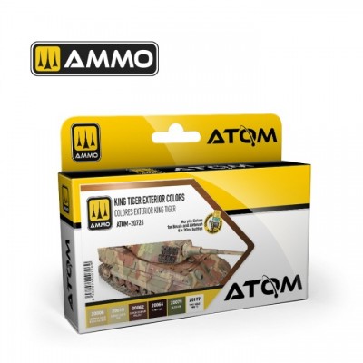 [ܼ] CG20726 [MIG AMMO] CG20726 ATOM KING TIGER Exterior colors Set
