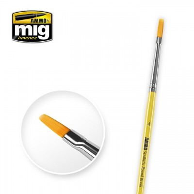 [ܼ] CG8620 [MIG AMMO] CG8620 4 Synthetic Flat Brush