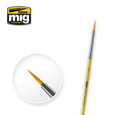 [ܼ] CG8612 [MIG AMMO] CG8612 2/0 Synthetic Round Brush