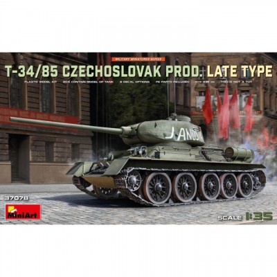 [ܼ] BE37078 [Miniart] BE37078 1/35 T-34-85 Czechoslovak Prod. Late Type