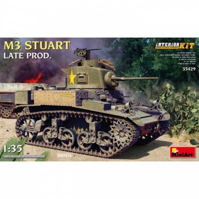 [ܼ] BE35429 [Miniart] BE35429 1/35 M3 Stuart Late Prod. Interior Kit