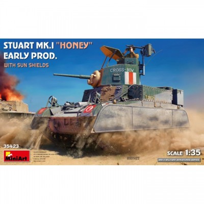 [ܼ] BE35423 [Miniart] BE35423 1/35 Stuart Mk.I Honey Early Prod. w/Sun Shields