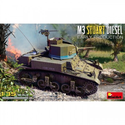 [ܼ] BE35417 [Miniart] BE35417 1/35 M3 Stuart Diesel Early Prod