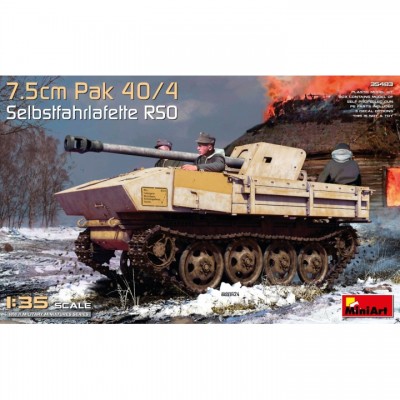 [ܼ] BE35483 [Miniart] BE35483 1/35 7.5cm Pak 40/4 Selbstfahrlafette RSO