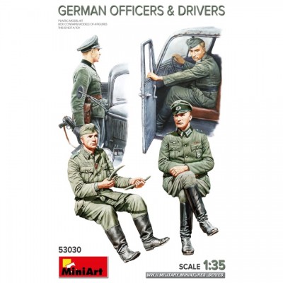 [ܼ] BE53030 [Miniart] BE53030 1/35 German Officers & Drivers