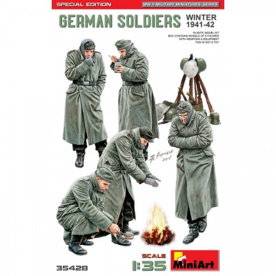 [ܼ] BE35428 [Miniart] BE35428 1/35 German Soldiers Winter 1941-42, Special Edition