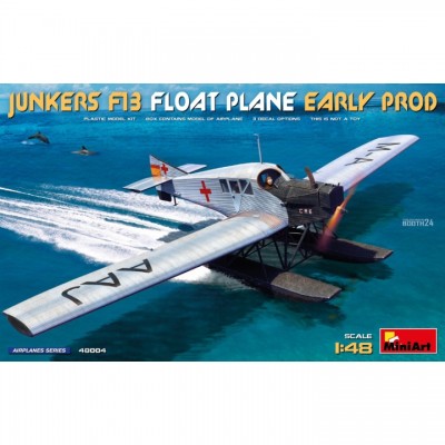 [ܼ] BE48004 [Miniart] BE48004 1/48 Junkers F13 Float Plane. Early Prod