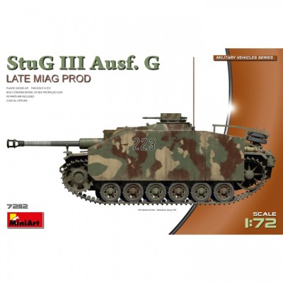 [ܼ] BE72112 [Miniart] BE72112 1/72 StuG III Ausf. G Late Miag Prod