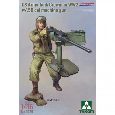[ܼ] BT1025 [Takom] BT1025 1/16 WW2 US Army Tank Crewman w/.50 cal machine gun (Limited edition)