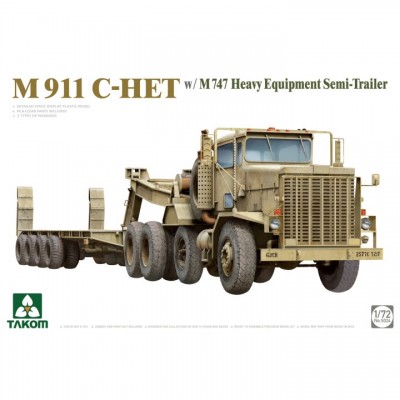 [ܼ] BT5024 [Takom] BT5024 1/72 M911 C-HET w/M747 Heavy Equipment Semi-Trailer