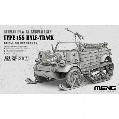 [ܼ] CEVS-018 [Meng] CEVS-018 1/35 German Pkw.K1 Kubelwagen Type 155 Half-Track