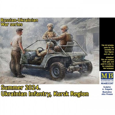 [ܼ] CM35247 [MasterBox] CM35247 1/35 Russian-Ukrainian War series. Ukrainian Infantry. Kursk Region