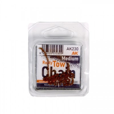 [ܼ] CAK230 [AK interactive] CAK230 RUSTY TOW CHAIN MEDIUM
