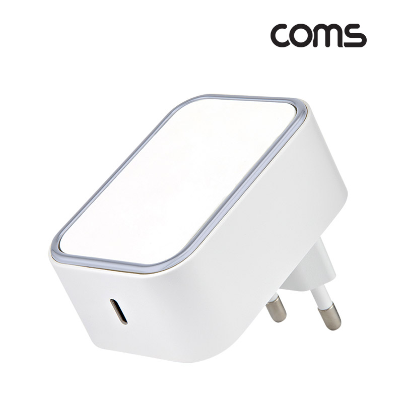 [ܼ] SR2422 Coms G POWER ʰ , PD 45W, White, Type-C Ŀ 1Port, Ʈ, º