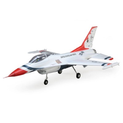 [ܼ] EFL178500 [E-FLITE(Blade)] F-16 Thunderbirds 70mm EDF Jet BNF Basic with AS3X and SAFE Select