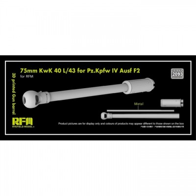 [ܼ] CRM2093 [RFM] CRM2093 1/35 75mm KwK 40 L/43 barrel for Pz.Kpfw.IV Ausf.F2, F3 (RFM)