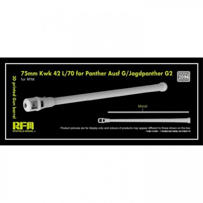 [ܼ] CRM2096 [RFM] CRM2096 1/35 75mm Kwk 42 L/70 barrel for Panther G, Jagdpanther G2(RFM)
