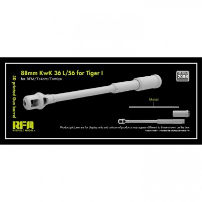 [ܼ] CRM2098 [RFM] CRM2098 1/35 88mm KwK 36 L/56 barrel for Tiger I (RFM,Takom,Tamiya)