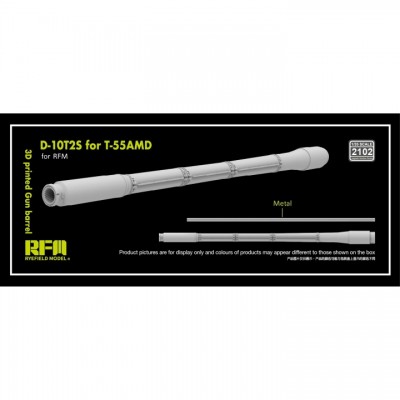 [ܼ] CRM2102 [RFM] CRM2102 1/35 D-10T2S 100mm L/53.5 barrel for T-55AMD (RFM)