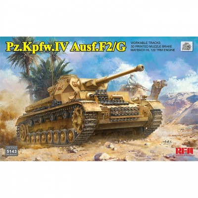 [���ܼ�] CRM5143 [RFM] CRM5143 1/35 Pz.Kpfw.IV Ausf.F2/G w/Engine & workable tracks