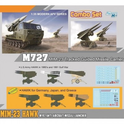 [ܼ] BD3588 [Dragon] BD3588 1/35 M727 MIM-23 tracked guided missile carrier & 1/35 MIM-23 HAWK M192 Anti-aircraft Missile Launcher