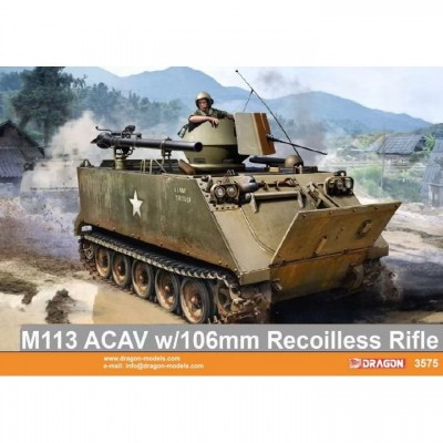 [ܼ] BD3575 [Dragon] BD3575 1/35 M113 ACAV w/106mm Recoilless Rifle