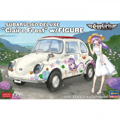 [ܼ] BH52448 [Hasegawa] BH52448 1/24 SP648 Subaru 360 Deluxe Claire Frost w/PVC Figure
