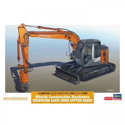 [ܼ] BH66111 [Hasegawa] BH66111 1/35 Hitachi Construction Machinery Hydraulic Excavator ZAXIS 135US Cutting Cutter