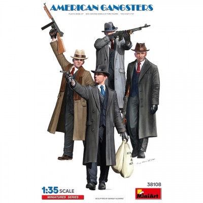 [ܼ] BE38108 [Miniart] BE38108 1/35 American Gangsters