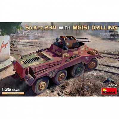 [ܼ] BE40014 [Miniart] BE40014 1/35 Sd.Kfz.234 with MG151 Drilling