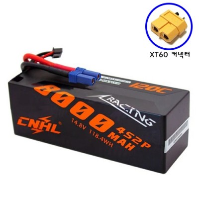 [ܼ] HC8001204XT60 [CNHL] [HC8001204XT60] Racing 8000mAh 14.8V 4S 120C LIPO Battery 