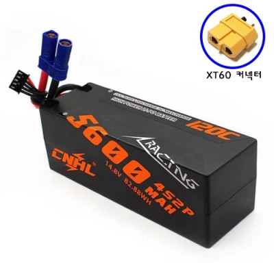 [ܼ] HC5601204XT60 [CNHL] [HC5601204XT60] Racing 5600mAh 14.8V 4S 120C LIPO Battery 