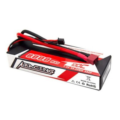 [���ܼ�] HC8001002XT60 [CNHL] 7.4V 2S 8000mAh 100C Racing LIPO Battery ��Ƭ ������ ���͸� (�輱��)